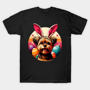 Affenpinscher in Easter Bunny Ears Celebrating Spring T-Shirt